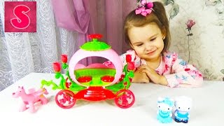 HELLO KITTY  Набор Китти и Даниэль на карете Распаковываем и играем Видео для детей