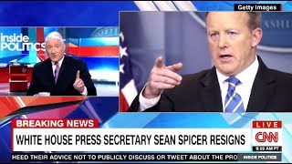 SEAN SPICER Upset With TRUMP & RESIGNS - CNN