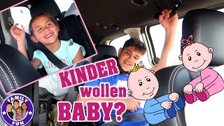 KINDER WOLLEN BABY | JUNGE ODER MÄDCHEN? Our life FAMILY FUN