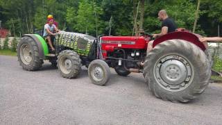 Traktör çekişmeleri Massey ferguson 255 T vs Deutz  55