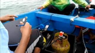 Mesin tempel Yamaha E15D 2 stroke pakai LPG Melon 3kg