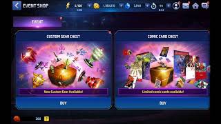 Marvel future fight.Event.Comic card chest.400 tokens, no one premium card.