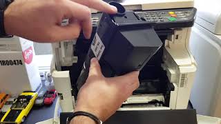 Kyocera ecosys fs-3040 mfp, быстрая замена тонер-картриджа (бункера с тонером)