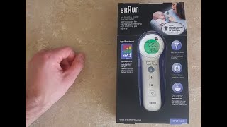 Braun BNT 400  bezdotykowy i dotykowy termometr elektroniczny do czoła Braun BNT400