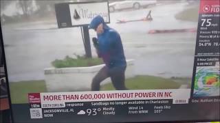 BUSTED.Fake Hurricane  Florence  report from The Weather Channel