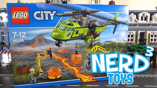Nerd³'s Lego Tuesdays - 60123 Volcano Supply Helicopter