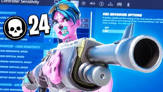24 Kill Solo Squad | Chapter 2 Fortnite