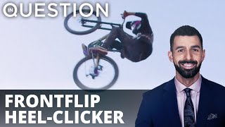 WATCH: Rider lands world's first 'frontflip heel-clicker'
