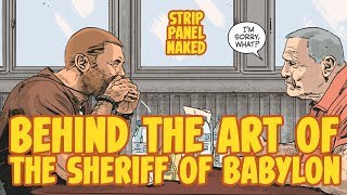 Behind the Art of The Sheriff of Babylon | Strip Panel Naked