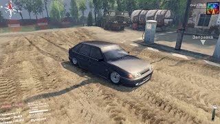 SpinTires. Мод: Lada-114 Пневмо. Жесть! (Ссылка на мод в описании)