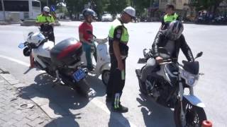 Motosikletlere sıkı denetim