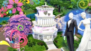 ✩ Свадебный салон в Симс 4 ✩ Строительство Sims 4 ✩ Здание в форме тортика ✩