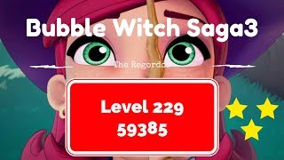 Bubble Witch 3 Level 229 59385 points No Boosters