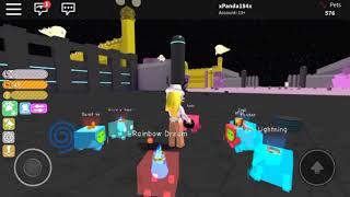 "I OPENED 'RAINBOW' ELECTRIC DOMINUS !!" ????? Pet Simulator|Roblox