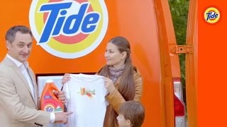 Гель для Стирки Tide удалит пятна и сохранит белизну | Tide