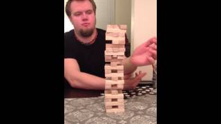Large Wood Tower Game