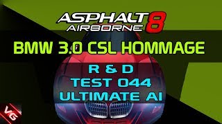 Asphalt 8 BMW  Hommage R & D Test 44 Ultimate AI