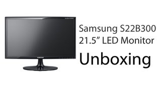 Samsung SyncMaster S22B300 21.5" LED Monitor Unboxing