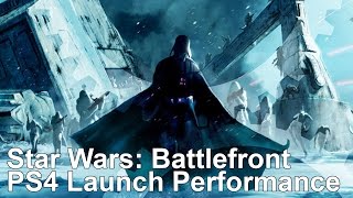 Star Wars Battlefront PS4 Final Code Frame-Rate Test