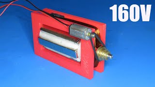 Driving 160V / 50W Generator using small 3V motor
