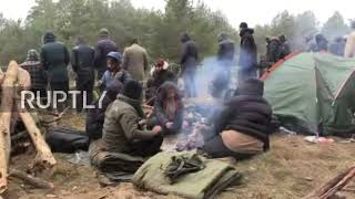 Belarus: Thousands of migrants remain encamped at Poland-Belarus border