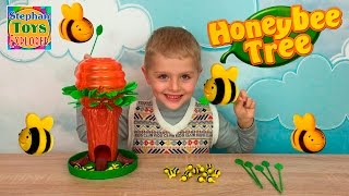 Детская игра "Пчелиное дерево"! Ловим пчел и веселимся / Honey Bee Tree Game Play And Review