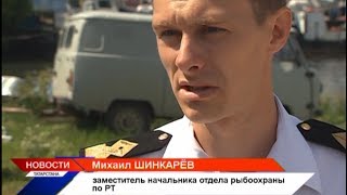 Рыбнадзор сжигает рыболовные сети, изъятые в Новой Туре