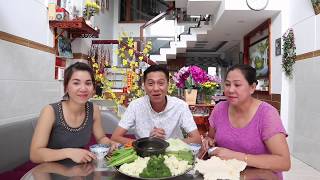 HTB 558 ll BÀ XÃ RA TAY MÂM RAU CỦ KHO QUẸT CƠM CHÁY ĐÃI CHỒNG & MẸ CHỒNG NGON TUYỆT