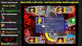 Mario Party 2 on the BONUS STREAM on #SMW Marathon