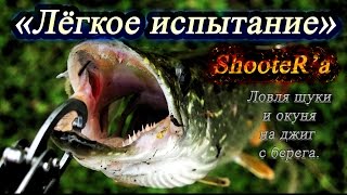 "Лёгкое испытание" ShooteR'a. Ловля щуки и окуня на джиг с берега летом.
