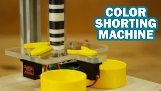 DIY IR Sensor based color shorting machine | Arduino project