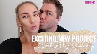 EXCITING NEW PROJECT WITH MY HUBBY!! / plus BOOTY WORKOUT and new dessert recipe!