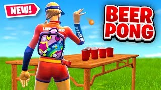 *NEW* BEER PONG Custom Gamemode in Fortnite Battle Royale