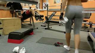 Twitch Thot OlesyaBulletka Shows Camel Toe While Working Out