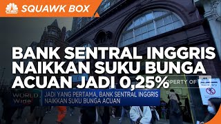 Bank Sentral Inggris Naikkan Suku Bunga Acuan jadi 0,25%