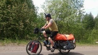 Приключения Американца в Южной Якутии. Путешествие на велосипеде. GoldenAldan.Ru