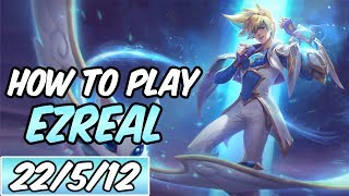 HOW TO PLAY EZREAL MID | Build & Runes | Diamond Commentary | Blue Ezreal | League of Legends