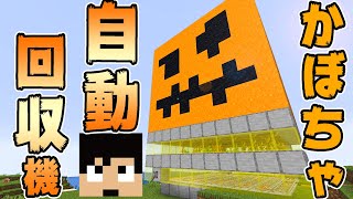 【カズクラ2020】かぼちゃ自動回収機完成!?マイクラ実況 PART19
