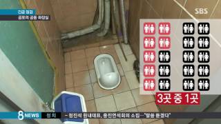 3곳 중 1곳 '공용화장실'…女 '불안' 男 '불만' /SBS
