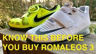 NEW BEST SQUAT SHOE?? VLOG ep.1 NIKE ROMALEOS 3 vs ROMALEOS 2