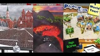 Paper Toss: World Tour HD GamePlay Trailer