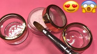 Haciendo 3 mezclas diferentes con GLITTER BLANCO MATTE..HERMOSAS PARA TODA OCACION