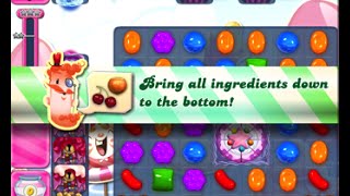 Candy Crush Saga Level 1496 walkthrough (no boosters)