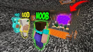 SUPER ULTRA HARD CHALLENGE HACKER! NOOB vs PRO vs HACKER vs GOD in Minecraft Animation