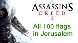"Assassin's Creed 1", All 100 flags locations in Jerusalem