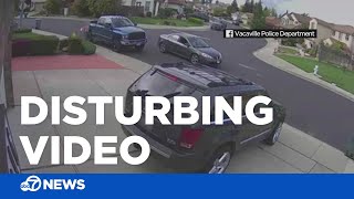 Car follows girl through Northern California neighborhood