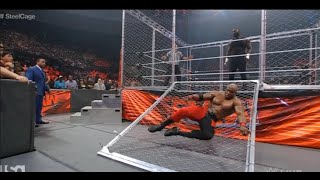 WWE Raw Steel Cage Omos vs Bobby Lashley 5/16/22