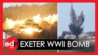 World War II Bomb Detonated in Exeter