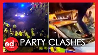 Brixton: Illegal Street Party Descends into Chaos in London with 22 Police Officers Injured