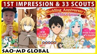 Wedding Anniversary Banner 1st Impression & 33 Character Scouts (SAOMD Memory Defrag)